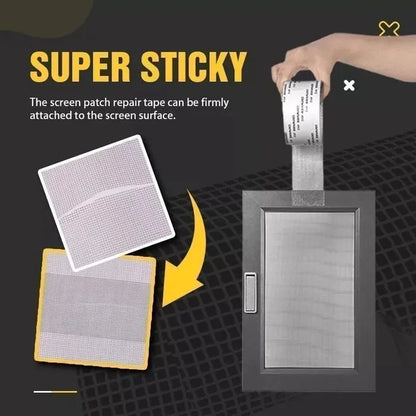 Strong Adhesive & Waterproof Window Mosquito net Covering Mesh Tape