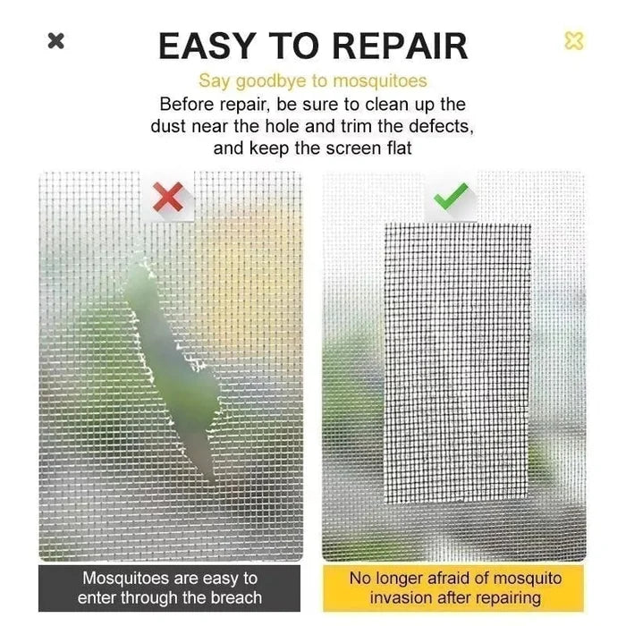 Strong Adhesive & Waterproof Window Mosquito net Covering Mesh Tape
