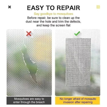 Strong Adhesive & Waterproof Window Mosquito net Covering Mesh Tape