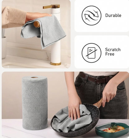 Microfiber Reusable Cleaning Cloth (25 Sheets)
