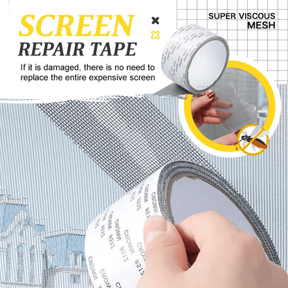 Strong Adhesive & Waterproof Window Mosquito net Covering Mesh Tape